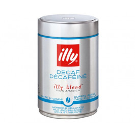 Кава без кофеїну Illy Caffe Decaffeinato в зернах з/б 250 г