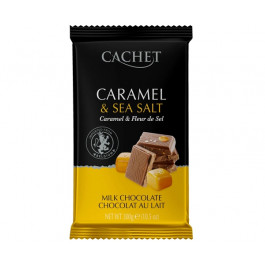 Молочний шоколад Cachet Карамель та Морська Сіль 300 г