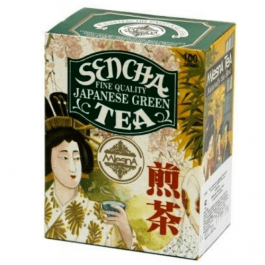 Зелений чай Млесна Сенча японський картон 100 г