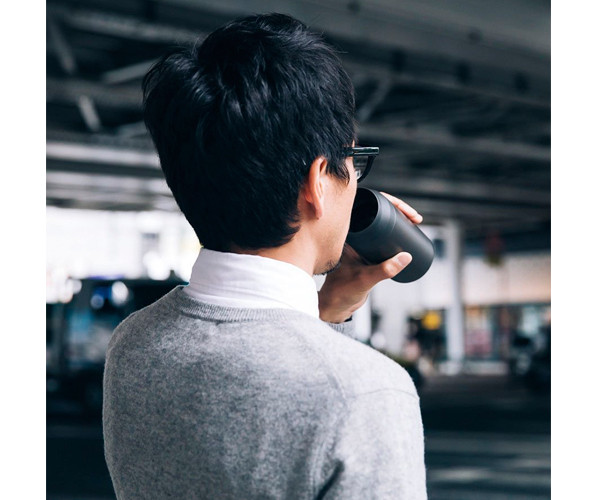 Термокухоль Kinto Travel Tumbler чорний 350 мл - фото-6