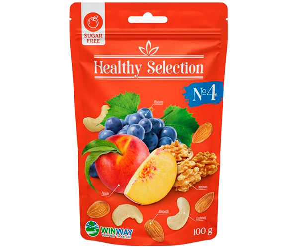 Мікс горіхів із фруктами №4 WINWAY Healthy Selection 100 г - фото-1