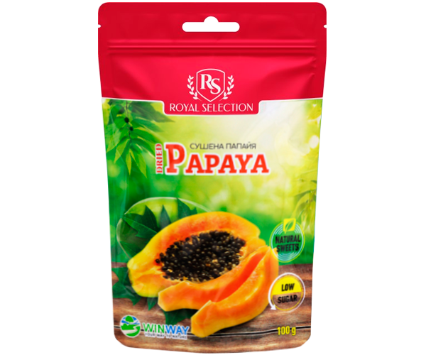 Папайя сушена WINWAY Royal Selection (low sugar) 100 г - фото-1