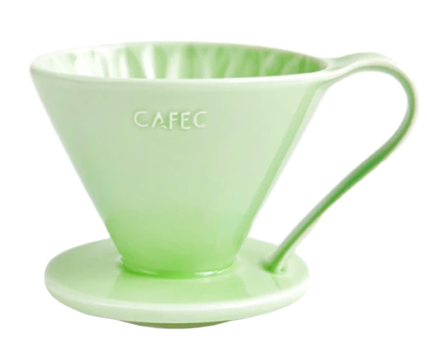 Пуровер CAFEC керамічний V60 Arita Ware Green на 1-4 чашки - фото-1