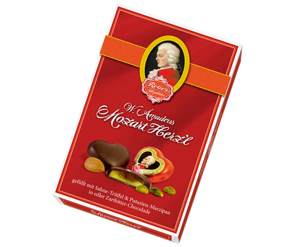 Цукерки Reber Mozart Herz'l серце 240 г - фото-1