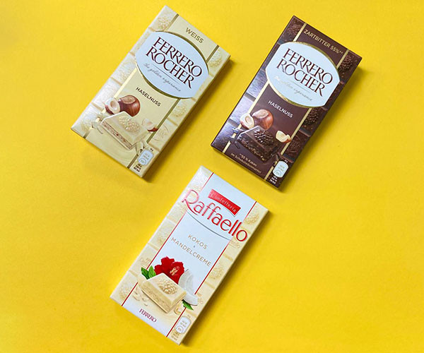 Білий шоколад Ferrero Rocher Фундук 90 г - фото-2