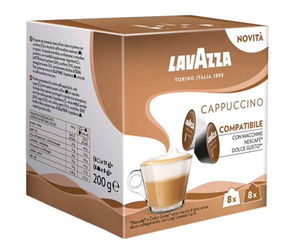 Кава в капсулах Lavazza Dolce Gusto Cappuccino -16 шт - фото-3