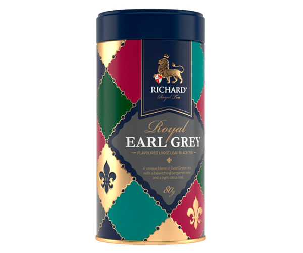 Чорний чай Richard Royal Earl Grey з/б 80 г - фото-2