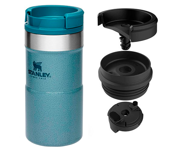 Термокухоль Stanley Classic Never Leak Hammertone Ice 250 мл - фото-3
