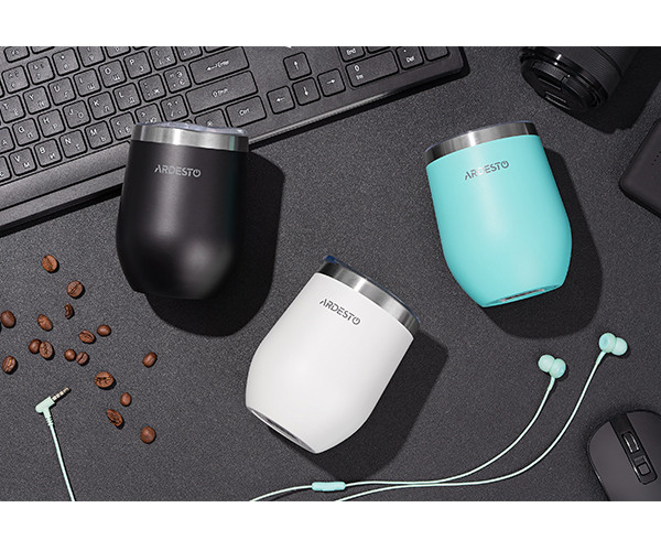 Термокухоль Ardesto Compact Mug блакитний 350 мл - фото-5