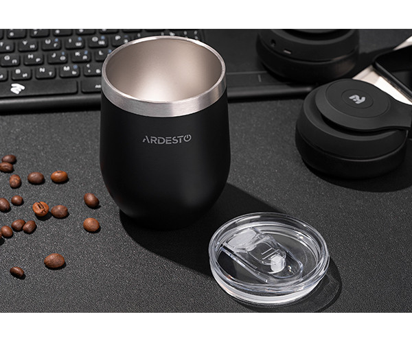Термокухоль Ardesto Compact Mug чорний 350 мл - фото-2