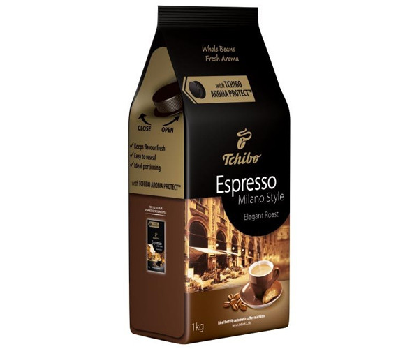 Кава Tchibo Espresso Milano у зернах 1 кг - фото-2