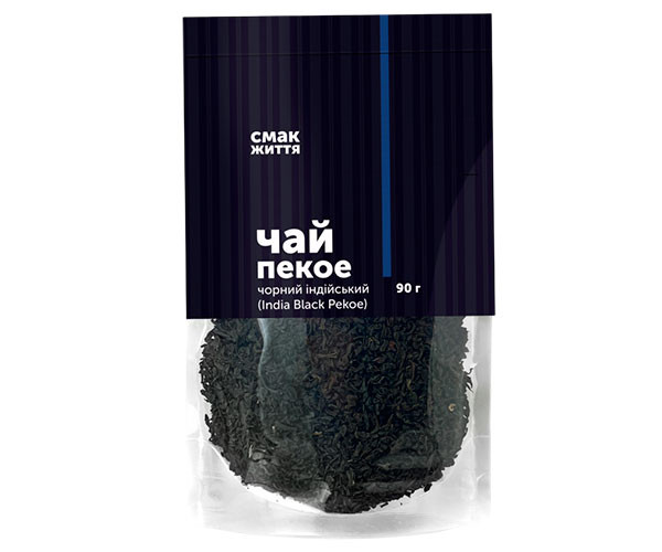 Черный чай Смак Життя Іndia Black Pekoe 90 г