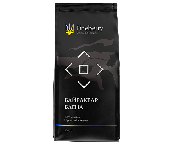 Кава Fineberry Bayraktar Blend у зернах 1 кг - фото-2
