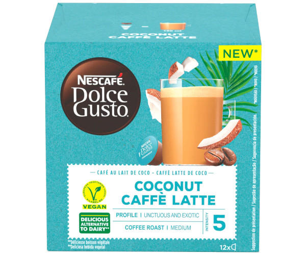 Кава в капсулах NESCAFE Dolce Gusto Coconut Caffe Latte - 12 шт - фото-2