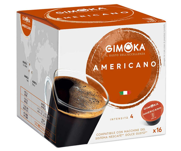Кава в капсулах Gimoka Dolce Gusto Americano - 16 шт. - фото-1