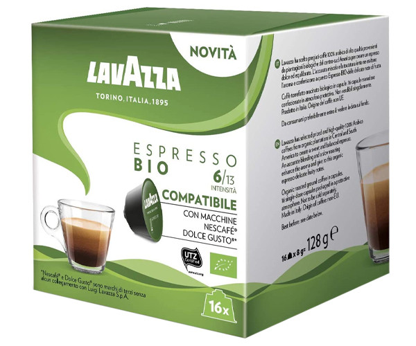 Кава в капсулах Lavazza Dolce Gusto BIO Espresso -16 шт - фото-2
