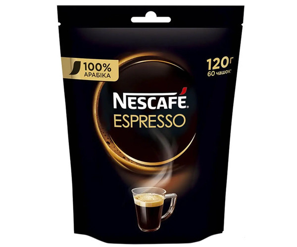 Кава Nescafe Espresso розчинна м/в 120 г - фото-1