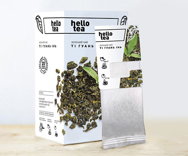 Зелений чай Hello Tea Ті Гуань Інь фільтр-пак 20 шт - фото-2