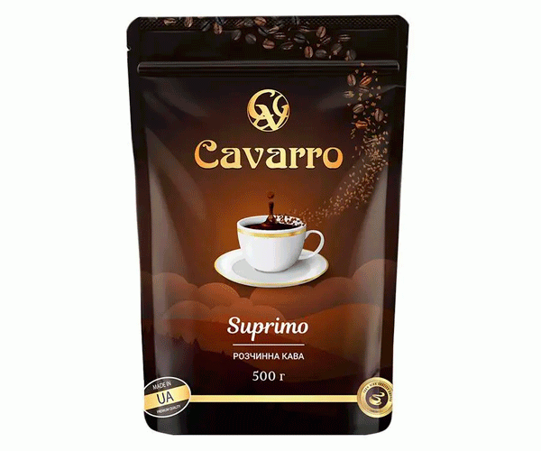 Кава Cavarro Suprimo розчинна 500 г - фото-1