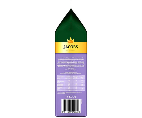 Розчинний капучіно Jacobs Milka Cappuccino Choco Vanille 500 г - фото-3