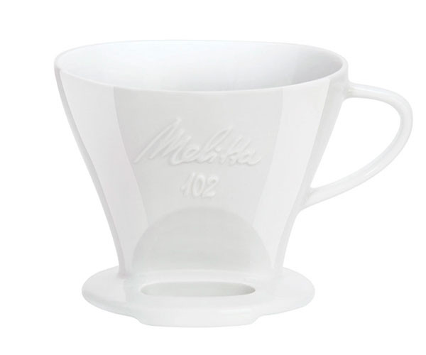 Пуровер для заварювання кави Melitta 102 фарфоровий білий - фото-1