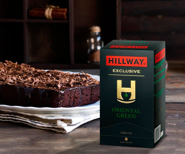 Зелений чай Hillway Exclusive Oriental Green у пакетиках 25 шт - фото-2