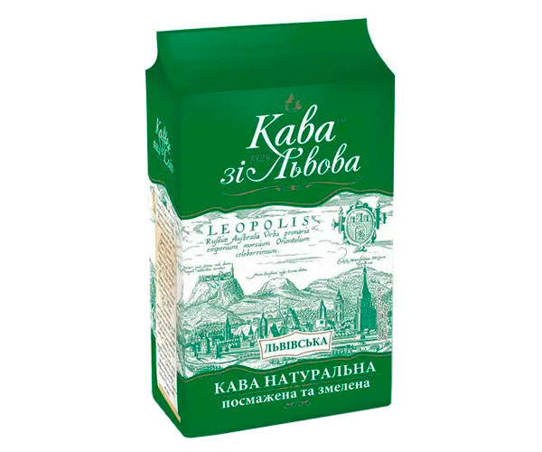 Кава Кава зі Львова Львівська мелена 225 г - фото-1