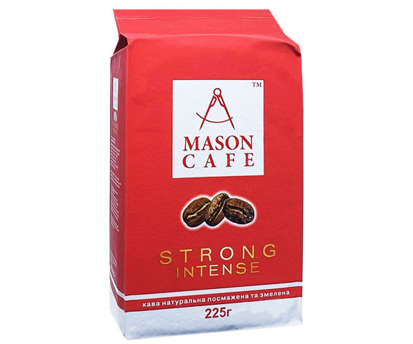Кава Mason Cafe Strong Intense мелена 225 г - фото-2