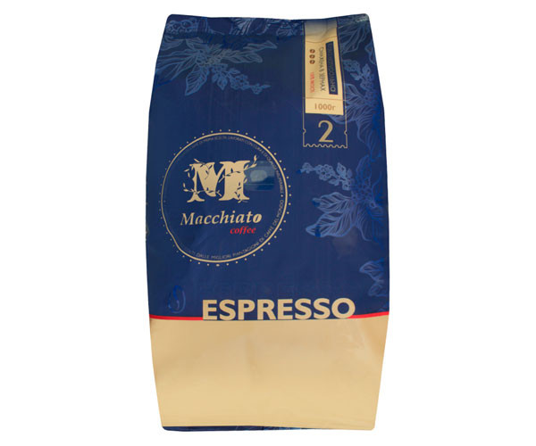 Кава Macchiato coffee Espresso у зернах 1 кг - фото-1