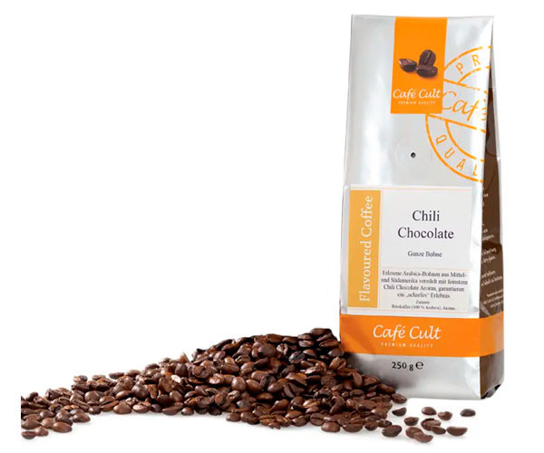 Кава Cafe Cult Chili Chocolate у зернах 250 г - фото-1