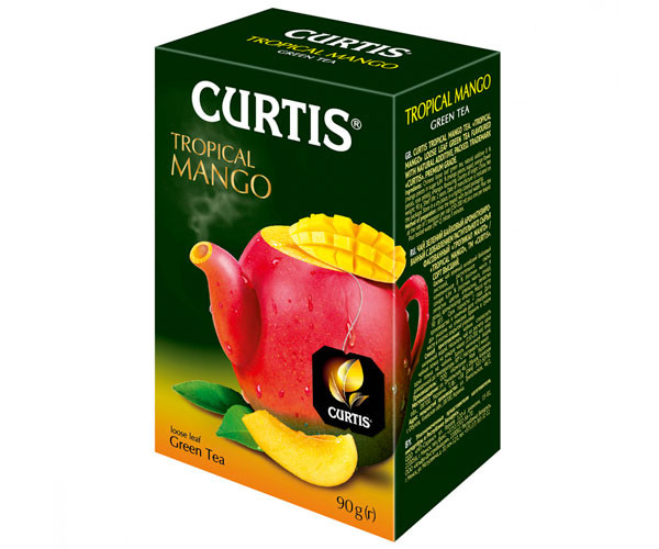 Зелений чай Curtis Tropical Mango 90 г - фото-2