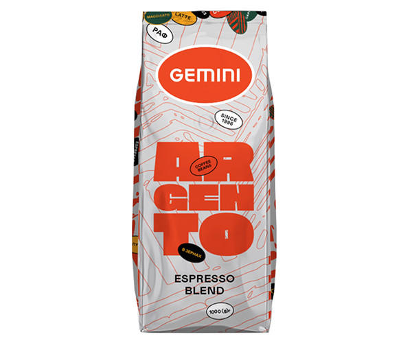 Кава Gemini Argento Espresso Blend у зернах 1 кг - фото-1