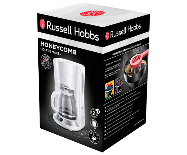 Крапельна кавоварка Russell Hobbs 27010-56 Honeycomb White - фото-7