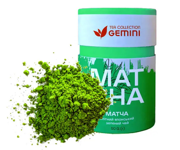 Набір чаю матча Gemini 3х50 г - фото-4