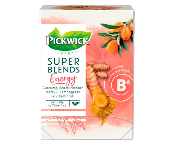 Трав'яний чай Pickwick Super blends energy у пакетиках 15 шт - фото-1