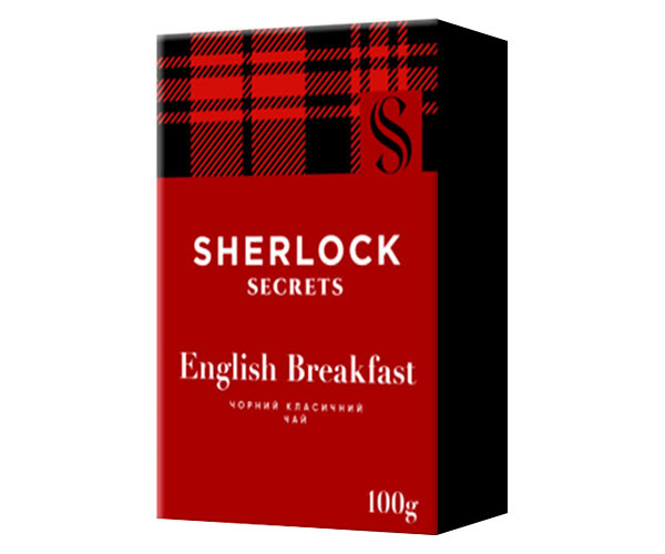 Чорний чай Sherlock Secrets Англійський сніданок 100 г - фото-1