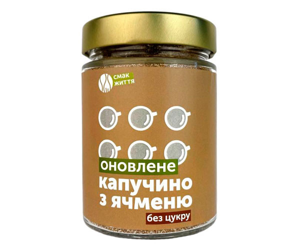 Напій Смак Життя Ячмінний капучино без цукру 140 г - фото-1