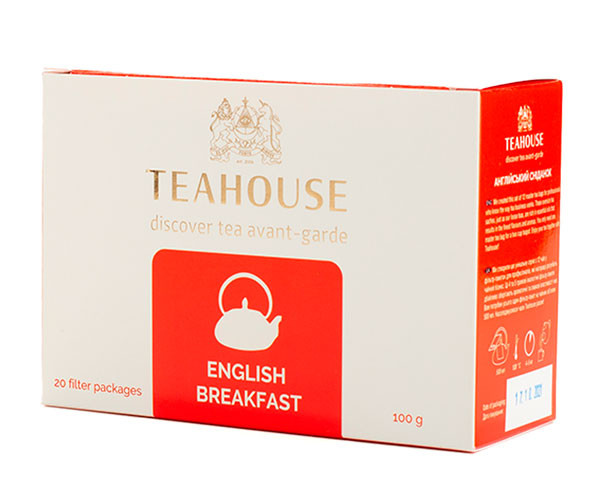 Чорний чай Teahouse Англійський сніданок у пакетиках 20 шт - фото-1