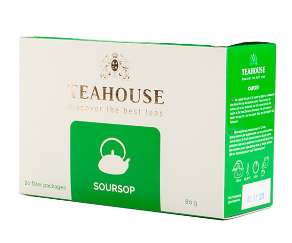Зелений чай Teahouse Саусеп у пакетиках 20 шт - фото-1