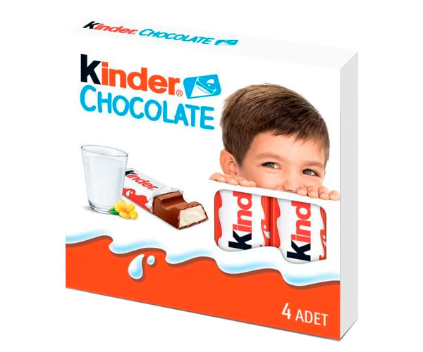 Батончики молочний шоколад Kinder Chocolate T4 50 г - фото-1