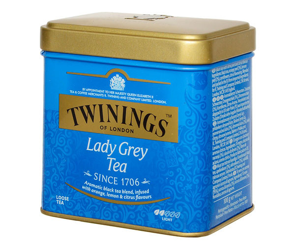 Чорний чай Twinings Lady Grey з/б 100 г - фото-2