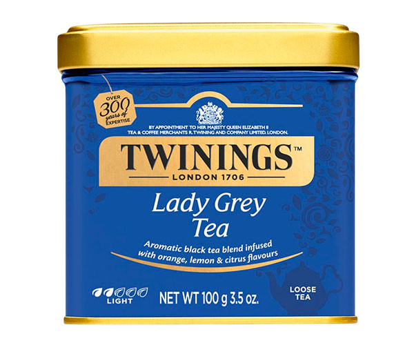 Черный чай Twinings Lady Grey ж/б 100 г