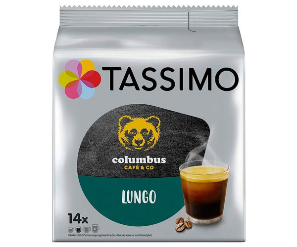 Кава в капсулах Tassimo Columbus Lungo 14 шт - фото-1