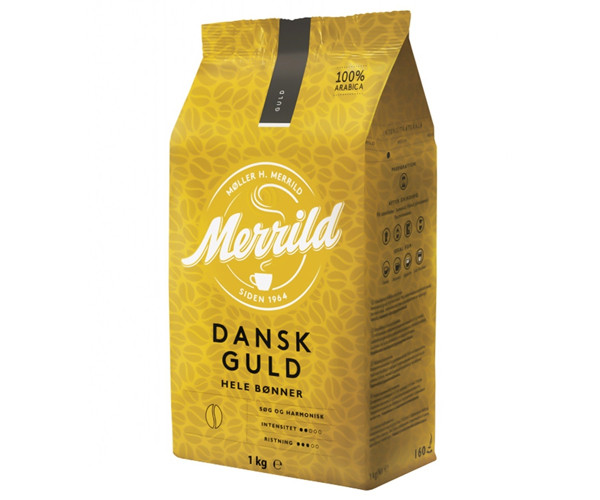 Кава Merrild Dansk Guld у зернах 1 кг - фото-2