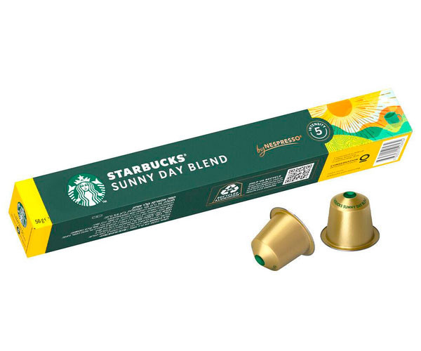 Кофе в капсулах Starbucks Nespresso Sunny Day Blend 10 шт