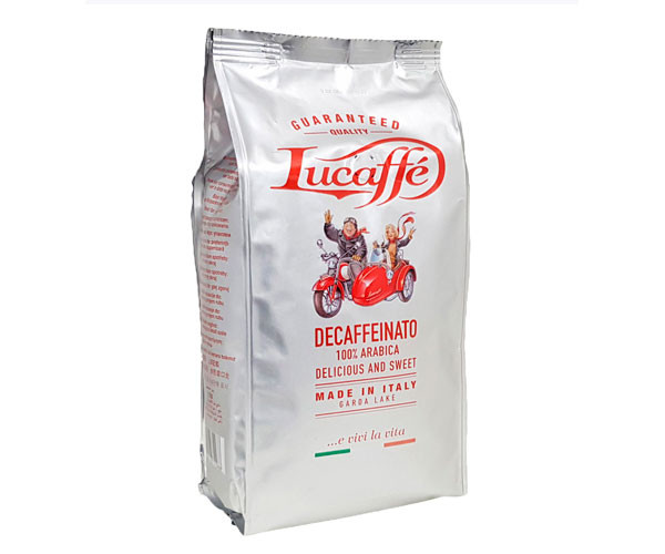 Кава без кофеїна Lucaffe в зернах 700 г - фото-2