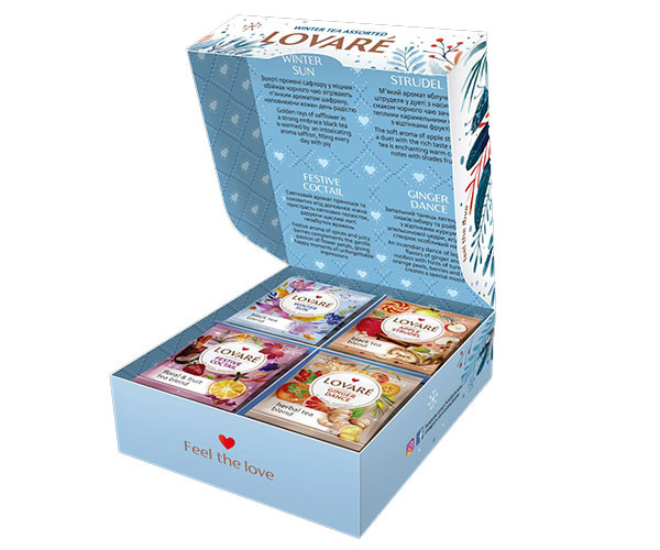 Коллекция чая Lovare Winter Tea в пакетиках 32 шт фото