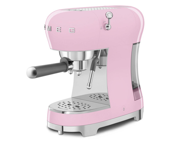 Кофеварка SMEG ECF02PKEU розовая фото