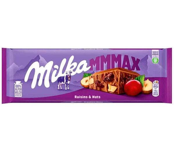 Молочный шоколад Milka Raising & Hazelnuts 270 г