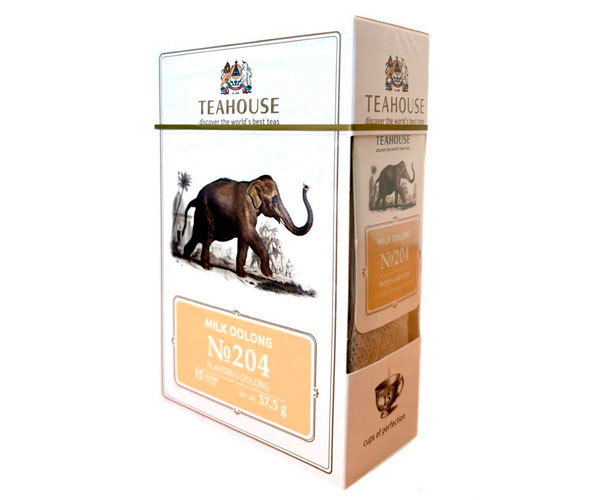 Чай улун Teahouse №204 Perfect Cup Молочный улун в пакетиках 15*2,5 г